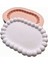 16cm Oval Buble Taban Sunumluk Çerçeve Mum Tabağı Altlığı Silikon Kalıp K-1378 2