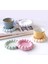 12,9cm Yuvarlak Bubble Taban Sunumluk Çerçeve Mum Tabağı Altlığı Silikon Kalıp K-1379 2