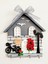 Gri ahşap duvar askısı, şık ve fonksiyonel anahtarlık tutucu decor. 3