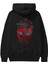 Spiderman (14) Arka Baskılı Siyah Oversize Kapüşonlu Sweatshirt Erkek Kadın 2