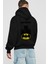 Batman (21) Arka Baskılı Siyah Oversize Kapüşonlu Sweatshirt Erkek Kadın 1