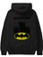 Batman (21) Arka Baskılı Siyah Oversize Kapüşonlu Sweatshirt Erkek Kadın 2