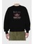 Death Note Ön Baskılı Siyah Oversize Sweatshirt Erkek Kadın Bisiklet Yaka 2