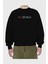 Colorado Ön Baskılı Siyah Oversize Sweatshirt Erkek Kadın Bisiklet Yaka 2