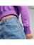 Team Kadın Cropped Kapüşonlu Sweatshırt 3