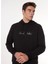 Bisiklet Yaka Siyah Erkek Sweatshırt M4WM-SWT-1801 1