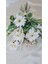 Krem Yapay Papatya Buketi, Bej Renk, 30 cm, 11-30 cm Yükseklik, Demet Çiçek 2