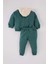 Erkek Bebek 2'li Takım Kapüşonlu Baskılı Sweatshirt Beli Lastikli Eşofman Altı D6876A524WN 5