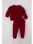 Erkek Bebek 2'li Takım Selanik Kumaş Bisiklet Yaka Baskılı Sweatshirt Beli Lastikli Eşofman Altı D7420A524WN 5