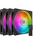 Coolermaster Mobıus 120P MFZ-M2DN-243P2-R1 120MM Argb Kasa Fan Kiti Argb Kontrol Üniteli 3-Lü Paket 1