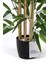 Taş Detaylı Saksıda Yapay Bambu Ağacı, Siyah Saksı, 51-80 cm, Çiçekli Ağaç Tarzı 4