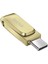 Ultra Dual Drive Luxe 512GB SDDDC4-512G-G46GD Type-C Gold USB Bellek 3