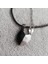 Ikili Kalpli Siyah-Gri Mıknatıslı Kolye 3