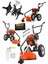 2'li Set Çapalama Makinesi + Arabalı Tekerlekli Tırpan Ot Biçme Çapalama Belleme Makinesi 1