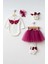 Kız Bebek Tütü Etekli Badili Melek Kanat Takım PNPN1122 2