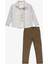Gömlek ,pantolon ,t-Shirt Daire Desen 3parça Erkek Çocuk Takım TTR-01YVRLK 1