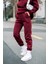Yeni Sezon Ultra Yumuşak Kalın Eşofman Takımı Kırmızı 5