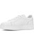 Erkek Beyaz Bağcıklı Kalın Tabanlı Deri Sneaker 5