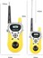 40-100 Metre Çekim Mesafeli Oyuncak Çocuk Telsizi Sarı Renk 2