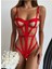 Harness Kırmızı Bodysuit 1
