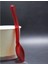 Plastik Şeffaf Kırmızı Sup Kaşık - Tatlı Dondurma Kaşığı - 12.5 cm . - 50 Adetlik Paket 2