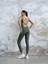 Kadın Haki Yoga Pilates Tulumu 5