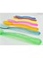 Plastik Şeffaf Sarı Sup Kaşık - Tatlı Dondurma Kaşığı - 12.5 cm . - 50 Adetlik 5 Paket 4