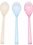 Plastik Şeffaf Sarı Sup Kaşık - Tatlı Dondurma Kaşığı - 12.5 cm . - 50 Adetlik 5 Paket 5