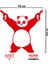 Silahlı Panda Sticker - Silah Sticker - Oto Sticker - Araba Sticker - Araç Sticker - Cam Sticker 1