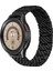 Modern Serisi Karbon Fiber Galaxy Watch 5 44MM Uyumlu Kordon Black-Grey Twill 1