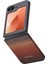 Galaxy Z Flip 6 Kılıf Magsafe Şarj Özellikli Aramid Fiber Pitaka Tactile Woven Serisi Sunset 1