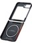 Galaxy Z Flip 6 Kılıf Magsafe Şarj Özellikli Aramid Fiber Pitaka Tactile Woven Serisi Sunset 4