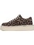 Ayakkabı Fuarı Elit DK34121 Kadın  Deri Klasik Sneaker Leopar 3