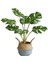Yapay Monstera 7 Dallı 65cm Yeşil Salon Çiçeği, Renkli ve Şık Dekoratif Bitki 2
