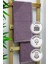 Line Luxury 2li El Yüz Havlusu 50x90 - Mürdüm 1