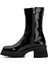 Elit DK2317 Kadın Deri Topuklu Bot Siyah 3