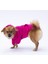 Pembe - Fuşya Kanguru Cepli Kedi-Köpek Hoodie- Sweatshirt Kedi Köpek Kıyafeti 2