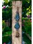 Nazar Boncuklu Seramik Daldaki Baykuş Desenli Nar Meyve Dekoratifli Çok Amaçlı Duvar Eşyası 7x40 Cm 2