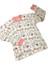 Kız Çocuk Pijama Takımı (3-6 YAŞ) Pamuktan Balonlu Civciv Desenli 2