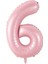 6 Yaş Doğum Günü Yaş Folyo Pembe ve Papatya Balon Parti Seti 3