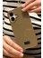 Apple iPhone 16 Plus Uyumlu Elmas Pırlanta Taşlı Kahverengi Kılıf 4
