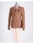 Italyan Stil Slim Fit Kravuze Erkek Tek Ceket Camel T13341 1