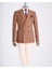 Italyan Stil Slim Fit Kravuze Erkek Tek Ceket Camel T13341 4