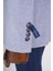 Italyan Stil Slim Fit Kravuze Erkek Tek Ceket Mavi T13337 5