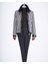 Italyan Stil Slim Fit Kürklü Gömlek Yaka Erkek Mont Siyah T13285 1