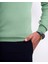 Italyan Stil Slim Fit Triko Balıkçı Yaka Boğazlı Kazak Yeşil T13102 5