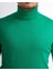 Italyan Stil Slim Fit Triko Balıkçı Yaka Boğazlı Kazak Yeşil T13100 2