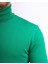 Italyan Stil Slim Fit Triko Balıkçı Yaka Boğazlı Kazak Yeşil T13100 3