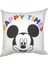 Dısney Mickey Mouse Kare Pamuk Kumaş Dolgulu Kırlent 1 Adet 45X45 cm 1