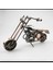 El Yapımı Vintage Metal Motorsiklet Modeli, Ev ve Ofis Dekoru, 7x17 cm 5